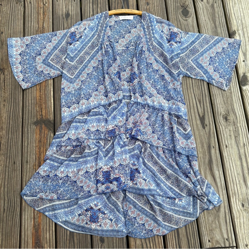 Abercrombie & Fitch Kimono Tiered Ruffle
